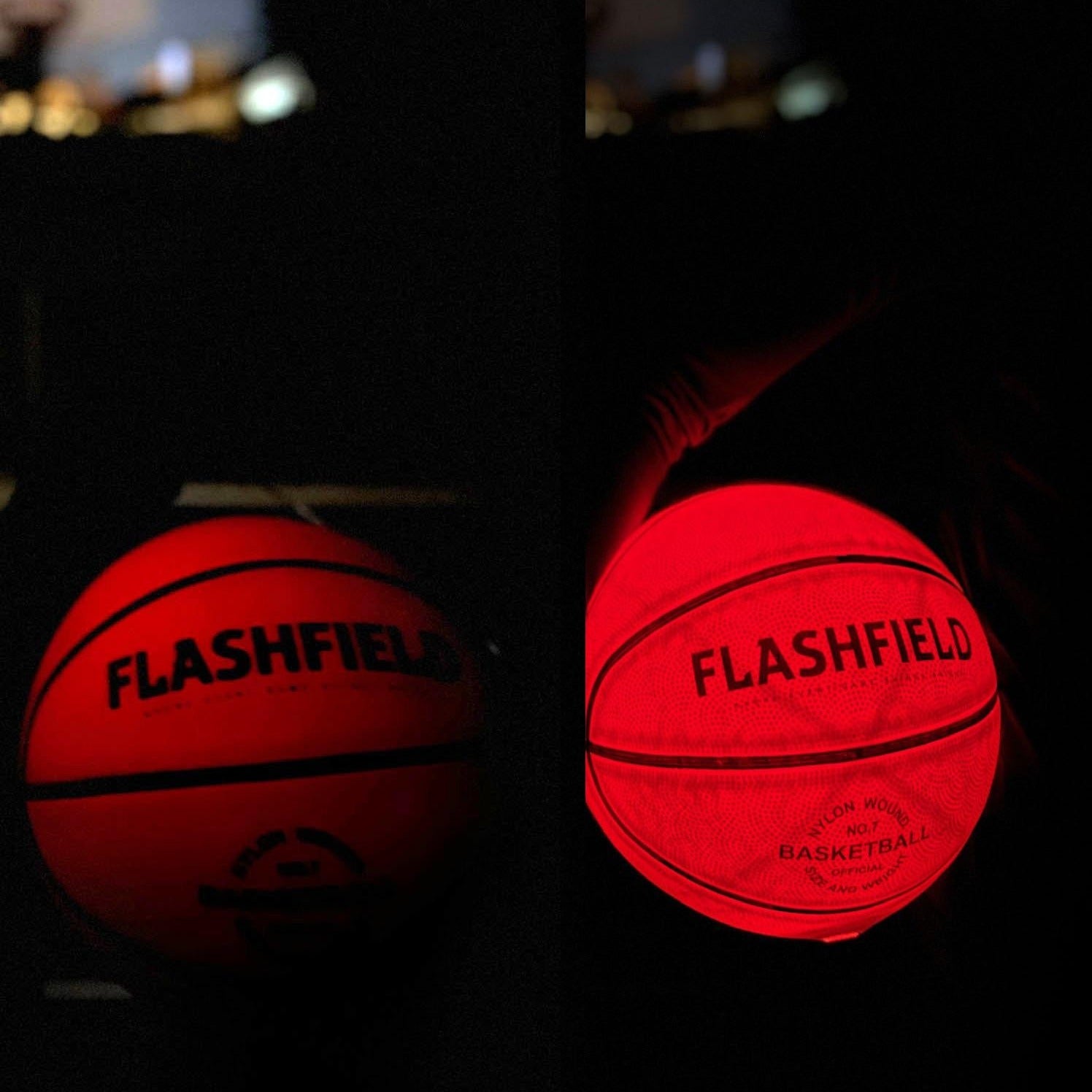 FlashField Glow-In The Dark Basket Ball