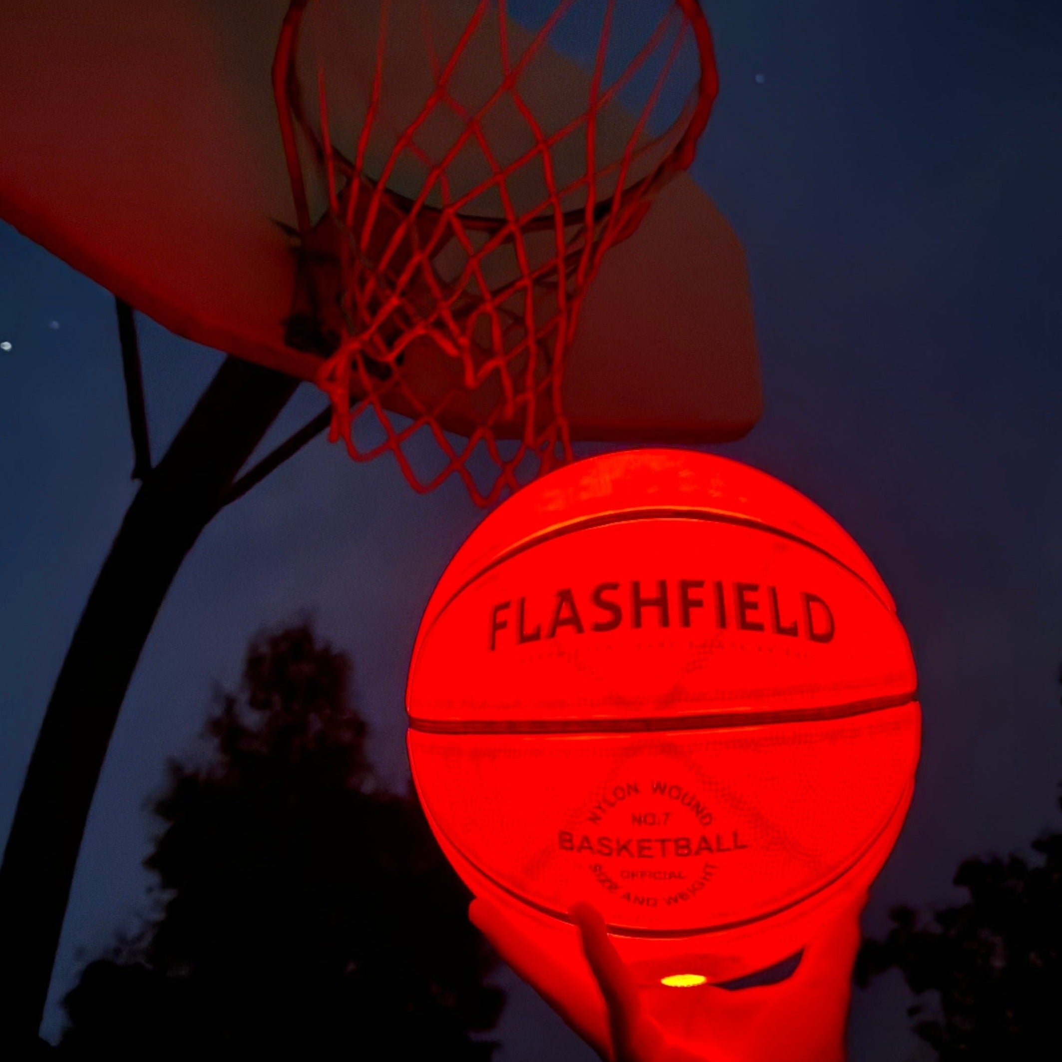 FlashField Glow-In The Dark Basket Ball